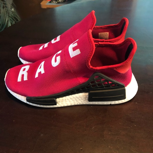 Adidas Pharrell Williams NMD HU “Scarlet” - Picture 3 of 7